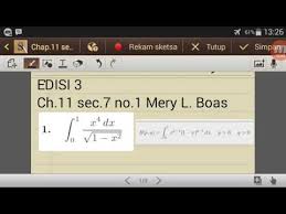 Kunci jawaban akuntansi manajerial hansen mowen edisi 8 buku 1. Pembahasan Fismat 2 Mery L Boas Chapter 11 Section 7 No 1 Youtube