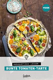 Tarte Mit Bunten Tomaten Foodboom Rezept Lebensmittel Essen Murbeteig Rezept Rezepte