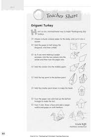 Here S A Fun Nontraditional Way To Make Thanksgiving Day Turkeys With Origami Thanksgiving Cra Everything Preschool Heart For Kids Thanksgiving Third Grade