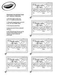 Valentine Printable Tags For Crayons In 2020 Valentines Printables Free Coloring Pages Free Coloring