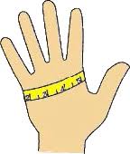 One method used to determine the correct glove size is to measure the width of the dominant hand with a soft cloth tape measure as shown below. Determine Your Glove Size My Alfred University