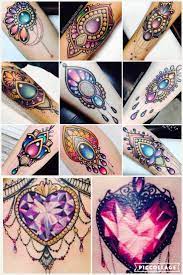 Gem Tattoo Design Ideas Gem Tattoo Jewel Tattoo Tattoo Writing Styles