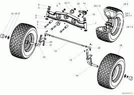 When you replace the toro lawn mower wheels, you will need to purchase the correct wheels for your mower. Toro 74571 150 Dh 150 Dh Lawn Tractor 2004 240000001 240999999 Front Axle Assembly Ersatzteile Tr33025 00 Nut Lock Ni