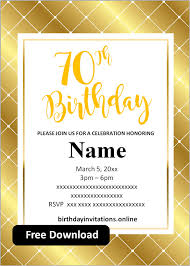 Create and send personalized online invitations for birthdays with desievite.com via email. Free Printable 75th Birthday Invitations Templates Party Invitation