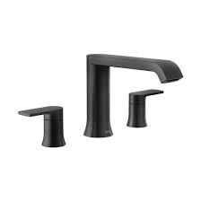 Roman tub fillers are deck mounted faucets designed to rapidly roman tub faucets with hand shower are also popular. Moen Canada T908bl At The Water Closet Serving Toronto Ontario Canada With Plumbing Showrooms In Etobicoke Kitchener And Orillia Mississauga Kitchener Orillia Toronto Ontario Canada