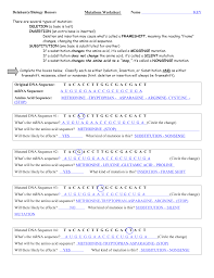 To mutate a residue follow these easy steps: What Are The Effects Of Substitution Mutation