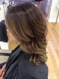 Natural Caramel Balayage On Dark Brown Hair Caramel Highlights Beach Waves Caramel Hair Light Hair Color Balayage Hair Caramel