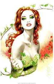 Natali Sanders Poison Ivy Fine Art Print Signed 11 X17 Poison Ivy Cartoon Poison Ivy Dc Comics Poison Ivy Comic
