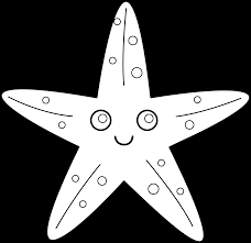 This joyful birthday coloring page is excellent for friends. Easy Starfish Coloring Page