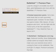 War bonds are rewarded as players rank up their character level. Battlefield Bulletin En Twitter Bfbulletin Bf1 Premium Cover Art The Premium Pass Costs 49 95 Separately Https T Co Vfzklkclhr Twitter