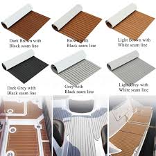 1 X Teak Decking 240cm X 90cm X 5 5mm Non Skid Eva Foam Faux Teak Sheets Soft And Durable Material Boat Flooring Ideas Yacht Flooring Boat Interior Design