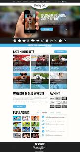 Online Betting Responsive Website Template 48738 Website Template Responsive Website Template Website
