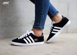 Black And Gold Adidas Womens Adidas Gazelle Og W Adidas Gazelle Adidas Gazelle Women Sneakers Men Fashion