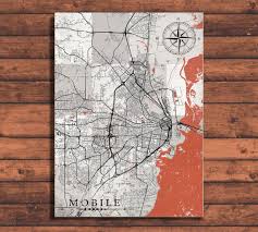 National hydrography dataset (nhd) usgs the national map: Mobile Al Canvas Print Alabama Vintage Map City Vintage Map Etsy Vintage Maps Art Map Art Print Posters Art Prints