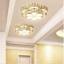 Fashion Flowers Alley Led Ceiling Lights Living Room Crystal Hallway Lights Led Ac90 260v Balcony Lighting Fixtures Wish Ceiling Lights Crystal Ceiling Light Chandelier Lighting