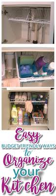 easy budget friendly ways to organize