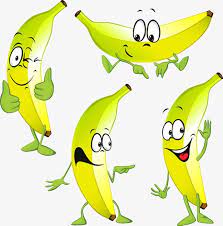 Banana De Color De Platanos Creative Amarillo Png Y Psd Banana Character Banana Cartoon Cartoon Banana
