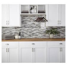 Kitchen backsplash tiles at westside tile & stone. Mohawk Grand Terrace Random Tiffany Blend 12 X 13 Glass Mosaic Tile At Menards