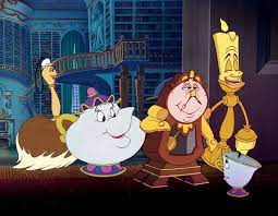 Several of beauty and the beast's main characters. Beauty And The Beast 1991 Disney Beauty And The Beast Beast Disney Art