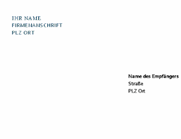 Es gibt kein richtig oder falsch. Briefe Office Com