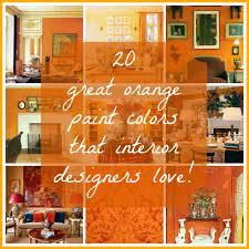 Altogether, the result is a classy look for a relaxing living room. 20 Fabulous Shades Of Orange Paint And Furnishings Laurel Home