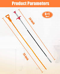 Flexible design,no need to remove the drain stopper to clear a clogged drain. Toilet Kitchen Sink 6pcs 24inch Drain Cleaner Sticks To Drain Hair Clog For Remover 6 1 1pcs Drain Hair Remover Tool For Sewer Bathroom Tub 25inch Hair Drain Clog Remover Tool Drain Augers