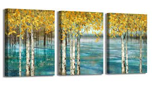 Buy dining room framed prints from our community of independent artists and iconic brands. Canvas Art Wall Decor For Bedroom 3 Pieces Framed Wall Art Modern Wall Decorations For Kitchen Dining Room Abstract Yellow Forest Prints Art Pictures Artwork For Bathroom Home Decor 12x16 Each Panel