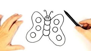 Dibujos faciles para dibujar paso a paso de animales tiernos. Como Dibujar Una Mariposa Para Ninos Dibujo Facil De Una Mariposa Paso A Paso Youtube