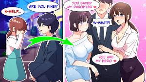 I Saved A Lost Kid, And Her Hot Mother And Sister Like Me Too Much Now  (Animated Manga | Comic Dub) - BiliBili