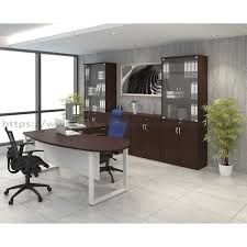 L shape desk or a corner desk is an ideal design table in the shape of the letter l so that you can place it against the corner of your room to maximize the space use. 7 Ft Modern L Shaped Director Office Desk Cabinet Set Harga Meja Kabinet