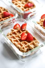 Meal Prep Fruhstucks Waffeln Eiweiss Fruhstuck Fruhstuckswaffeln Waffeln Rezept