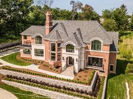 New Construction Estate Overlooking Island Lake Listed By Tushar Vakhariya Keller Williams Doma Mansions Luxury Homes Exterior Luxury Homes Dream Houses
