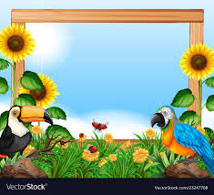 Bunga matahari dikategorikan sebagai tanaman yang sensitif kekeringan pada tingkat rendah sampai menegah. Birds On Nature Wooden Frame Illustration Download A Free Preview Or High Quality Adobe Illustrator Ai Eps Pdf An Lukisan Bunga Matahari Gambar Burung Mural