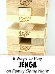 Once the tower is built, the person who stacked the tower plays first. 5 Ways To Play Jenga Inspiration Laboratories
