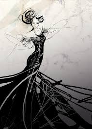 Elle estt désordonné mais ça ne l'a jamais dérangé. L Encre De Tes Yeux Par Pim S Dessin Art Limited