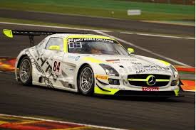Htp Motorsport S 2013 Mercedes Benz Sls Amg Gt3 Race Car At The Spa 24 Hours Mercedes Benz Sls Mercedes Mercedes Sls