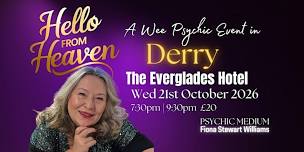 Halloween A Wee Psychic Night in Derry - Hello from Heaven