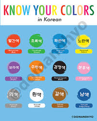 In four years, i've actually never used that phrase in korean… good luck. in my experience i always got a better reaction to cite effort instead: Colors In Korean Learn Korean With Fun Colorful Infographics Dom Hyo