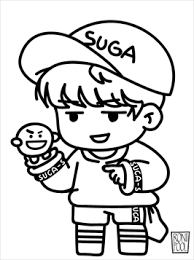 Line printable coloring pages bt21 drawing. Kids N Fun Com 17 Coloring Pages Of Bt21