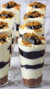 Dlux Mini Dessert Cups No Bake Blueberry Cheesecake Shooters Recipe Desserts Dessert Cups Dessert Cups Recipes
