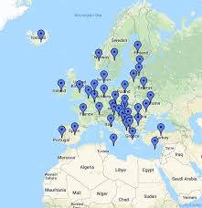 Inventors and inventions of scientific instruments. Europe Informational Map Google My Maps