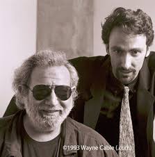 One week left to see Eyes of the World: Wayne sees Jerry. Wayne Cable's  photographs of Jerry Garcia at KSG. Couple of cool guys pictured.