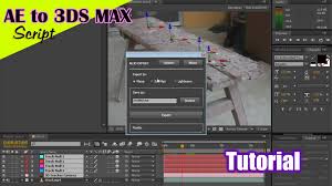 01 After Effects 3d Camera To 3ds Max Vfx Tutorial Vfx Tutorial After Effects 3d 3ds Max