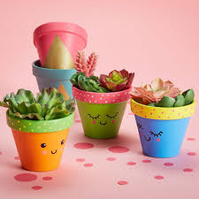 Happy crafting :) click here to subscribe. Martha Stewart Crafts Basic Brush Set 5 Pc Clay Pot Crafts Painted Pots Diy Flower Pot Crafts