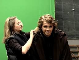 Hayden Getting His Hair Down Omg His Face Though Star Wars Cast Star Wars Anakin Star Wars Movie