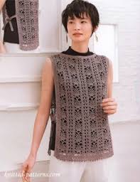 5 free knitted vest patterns from knitting daily a knitting daily ebook edited by kathleen cubley e d i t o r i a l s ta f f editor, knitting daily. Free Women S Vest Crochet Pattern