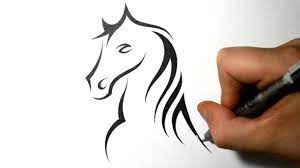 Check spelling or type a new query. How To Draw A Horse Portrait Tribal Tattoo Design Style Youtube