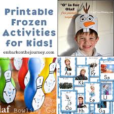 Signup to get the inside scoop from our monthly newsletters. Free Frozen Printable Activities