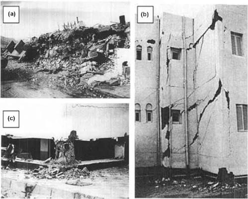 Several Structural damages due to Aqaba 1995 earthquake, (a) The total... |  Download Scientific Diagram