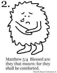 The spruce / miguel co these thanksgiving coloring pages can be printed off in minutes, making them a quick activ. Church House Collection Blog The Beatitudes Coloring Page For The 2nd Beatitude Blessed Are They That Mour For They Shall Be Comforted Matthew 5 4